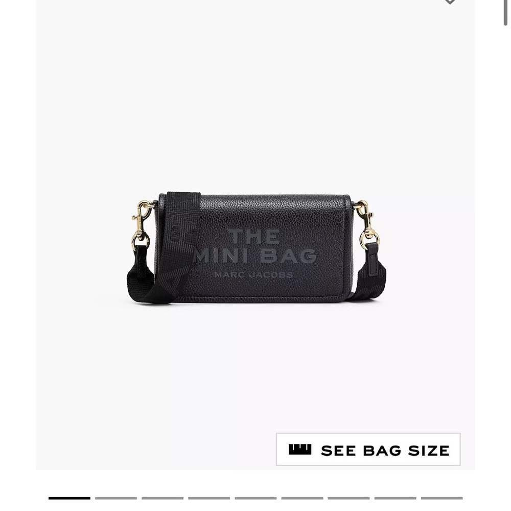 New! Marc Jacobs mini bag in black